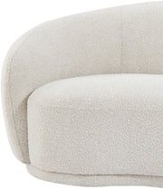 Hyde Boucle Fabric Upholstered Chair in Cream - 693Cream-C