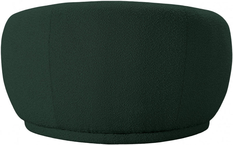 Hyde Boucle Fabric Upholstered Chair in Green - 693Green-C
