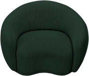 Hyde Boucle Fabric Upholstered Chair in Green - 693Green-C