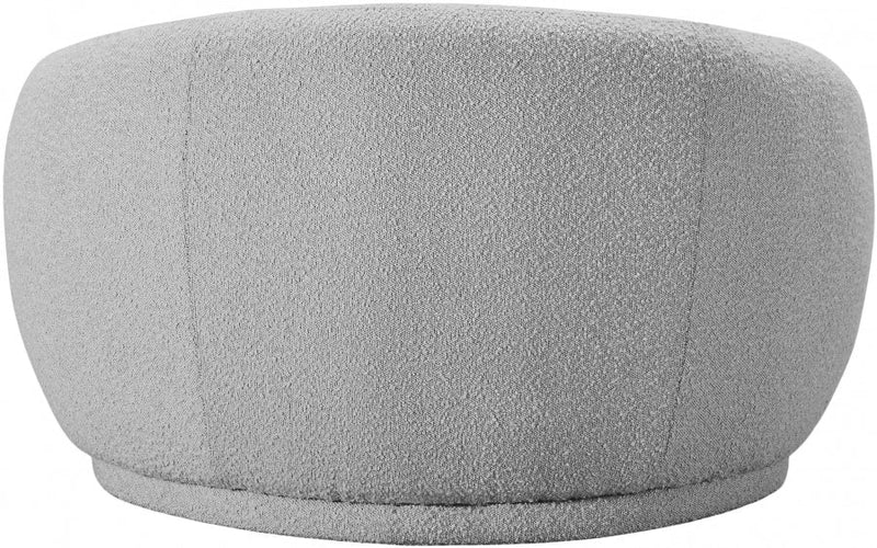 Hyde Boucle Fabric Upholstered Chair in Grey - 693Grey-C