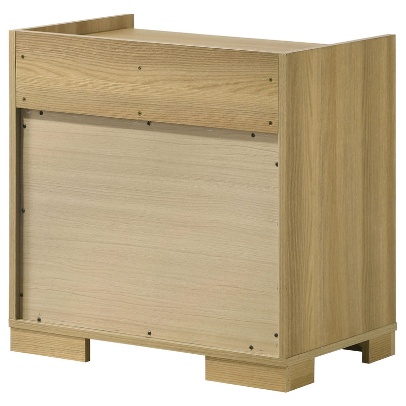 Hyland 2-drawer Nightstand Bedside Table Natural - 215652