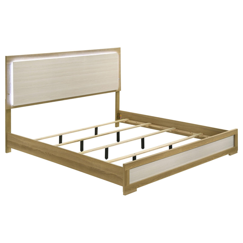Hyland 4-piece Eastern King Bedroom Set Natural - 215651KE-S4