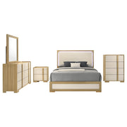 Hyland 5-piece Eastern King Bedroom Set Natural - 215651KE-S5