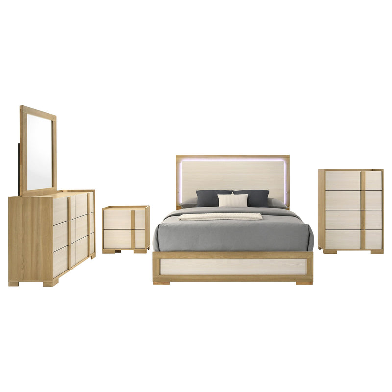 Hyland 5-piece Queen Bedroom Set Natural - 215651Q-S5