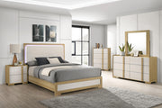 Hyland 6-drawer Dresser with Mirror Natural - 215653M