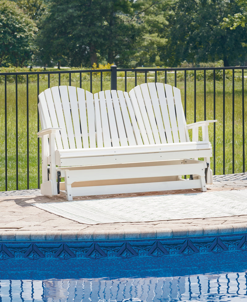 Hyland wave Outdoor Glider Loveseat - P111-835