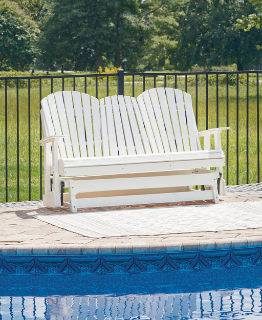 Hyland wave Outdoor Glider Loveseat - P111-835