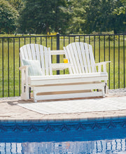 Hyland wave Outdoor Glider Loveseat - P111-835