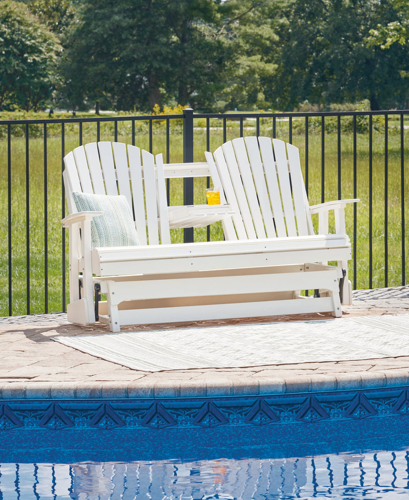 Hyland wave Outdoor Glider Loveseat - P111-835