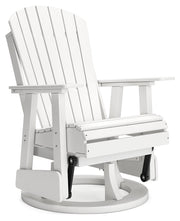 Hyland wave White Outdoor Swivel Glider Chair - P111-820