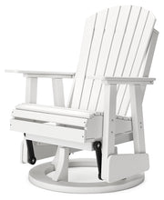 Hyland wave White Outdoor Swivel Glider Chair - P111-820