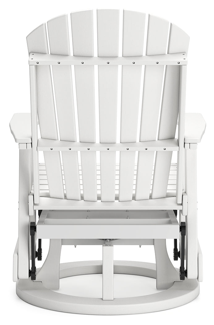 Hyland wave White Outdoor Swivel Glider Chair - P111-820