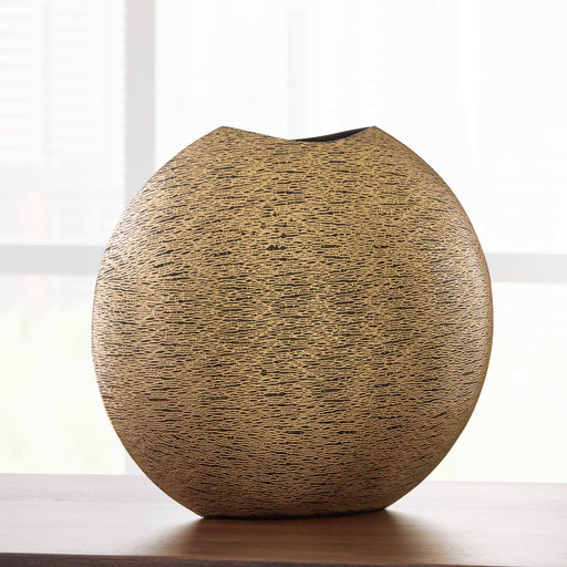 Iansboro Antique Gold Finish Vase - A2000696