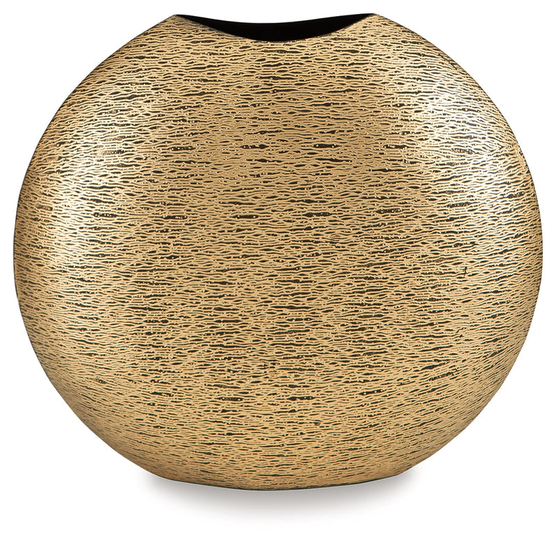 Iansboro Antique Gold Finish Vase - A2000696