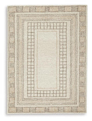 Idaman Taupe/Brown Medium Rug - R407292