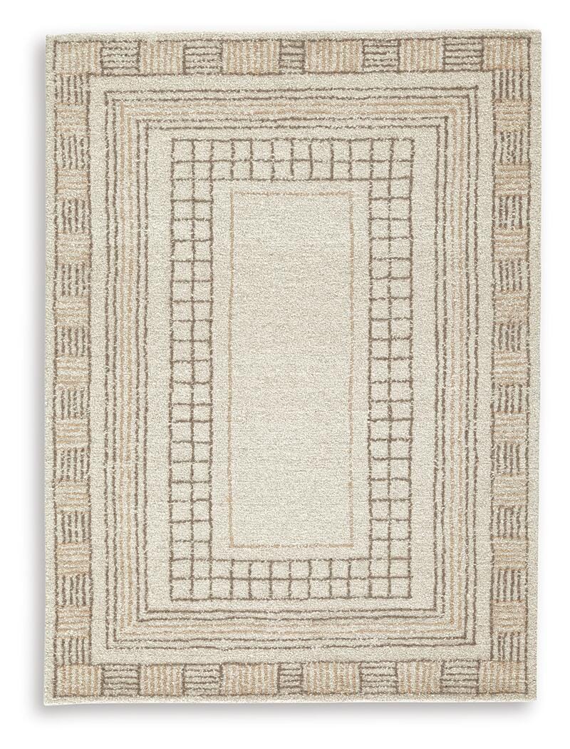 Idaman Taupe/Brown Medium Rug - R407292