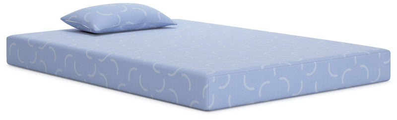 iKidz Ocean Blue Twin Mattress and Pillow - M430HD