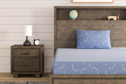 iKidz Ocean Blue Twin Mattress and Pillow - M430HD