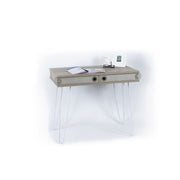 Illia Desk No.2 MT190622 in Oak-White - 790-ILL-MT190622