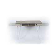 Illia Desk No.2 MT190622 in Oak-White - 790-ILL-MT190622