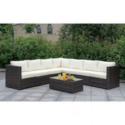 Ilona Brown/Beige Coffee Table - CM-OS2136-F