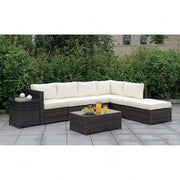 Ilona Brown/Beige Ottoman - CM-OS2136-E