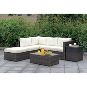 Ilona Brown/Beige Ottoman - CM-OS2136-E