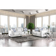 Ilse Off-White/Blue Sofa - SM2675-SF