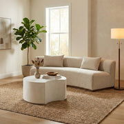Imperia Concrete Indoor/Outdoor Coffee Table in White - 99060White-CT