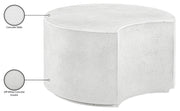 Imperia Concrete Indoor/Outdoor Coffee Table in White - 99060White-CT