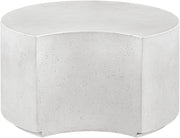 Imperia Concrete Indoor/Outdoor Coffee Table in White - 99060White-CT