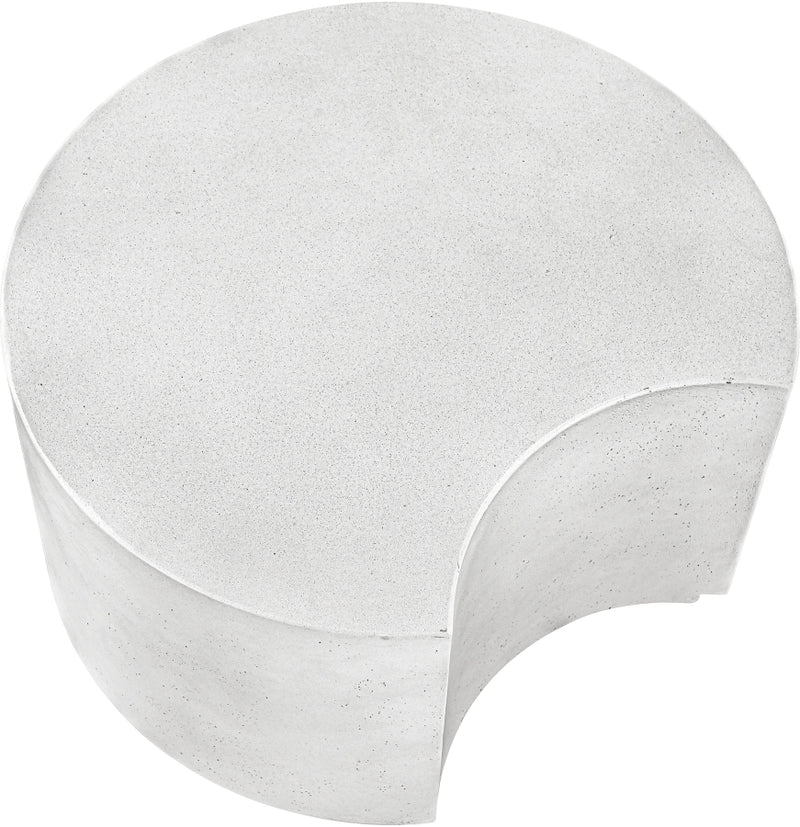 Imperia Concrete Indoor/Outdoor Coffee Table in White - 99060White-CT