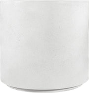 Imperia Concrete Indoor/Outdoor End / Side Table in White - 99060White-ET