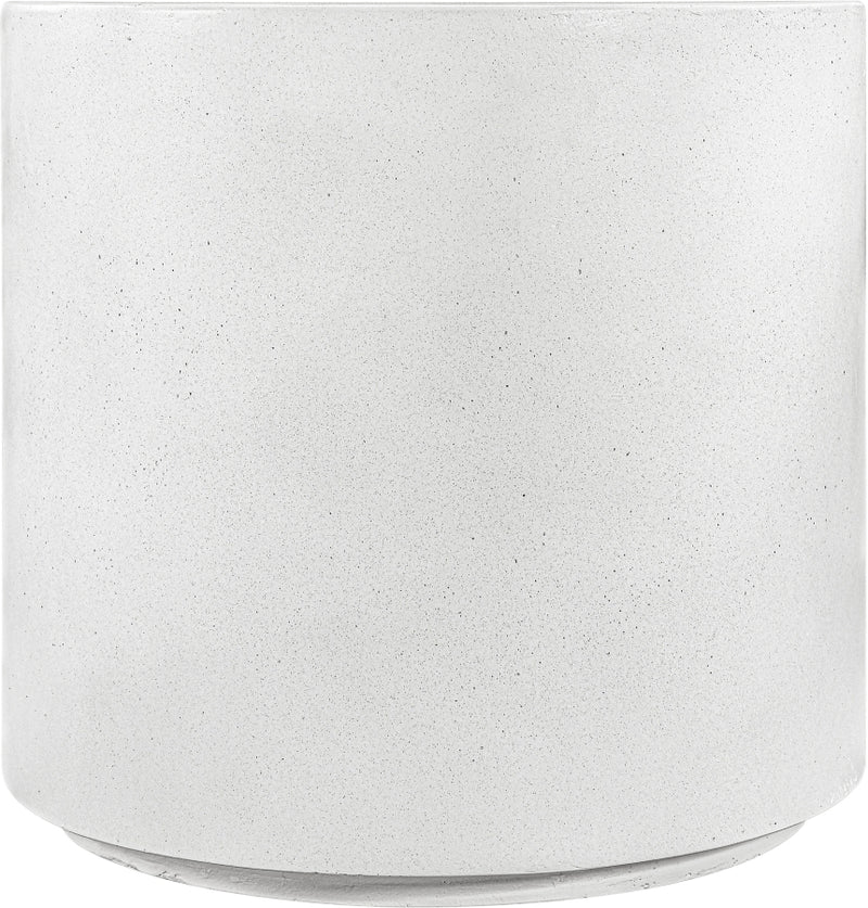 Imperia Concrete Indoor/Outdoor End / Side Table in White - 99060White-ET