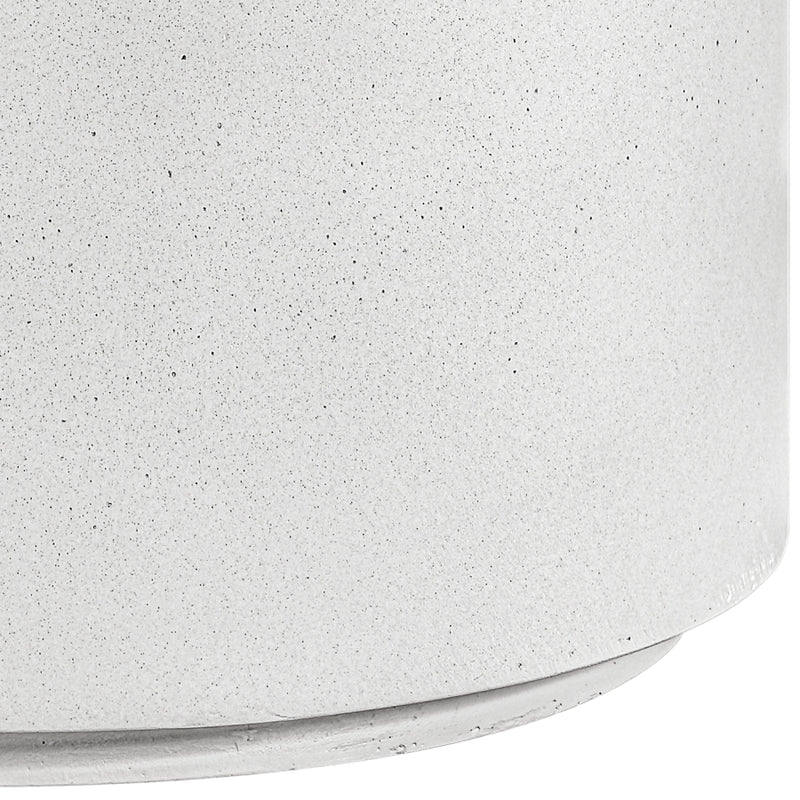Imperia Concrete Indoor/Outdoor End / Side Table in White - 99060White-ET
