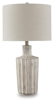 Imre Distressed Brown Table Lamp - L235884