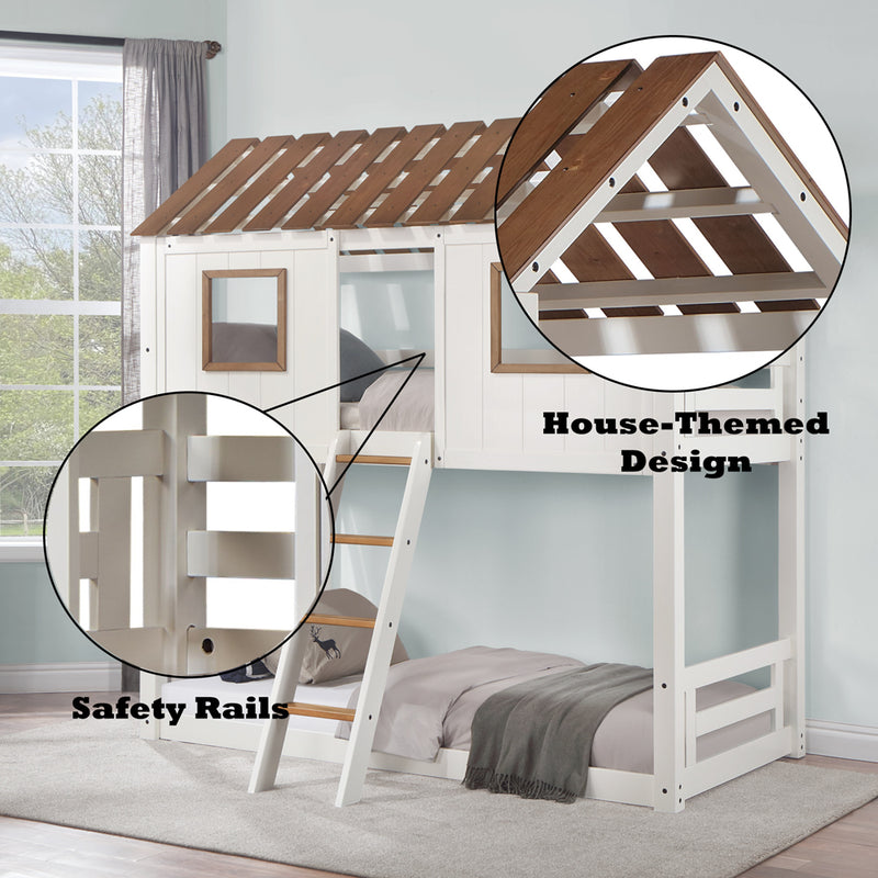 Inara Twin/Twin Bunk Bed - BD02051