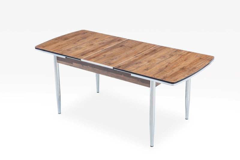 Inci Diningroom (Dining Table & 6 Dining Chair) in Walnut - 115-INC-SET-WL