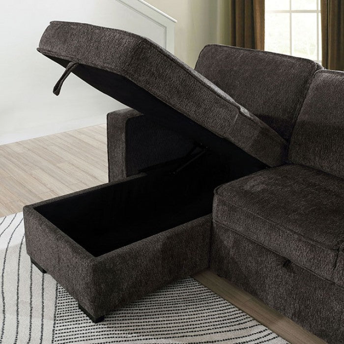 Ines Dark Gray Sectional - CM6964DG-SECT