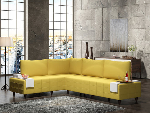 Inferno Sectional in Yellow - 700-INF-YELLOW-S