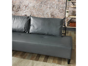 Inferno Sectional Vinyl in Grey - 701-INF-GRAY-S