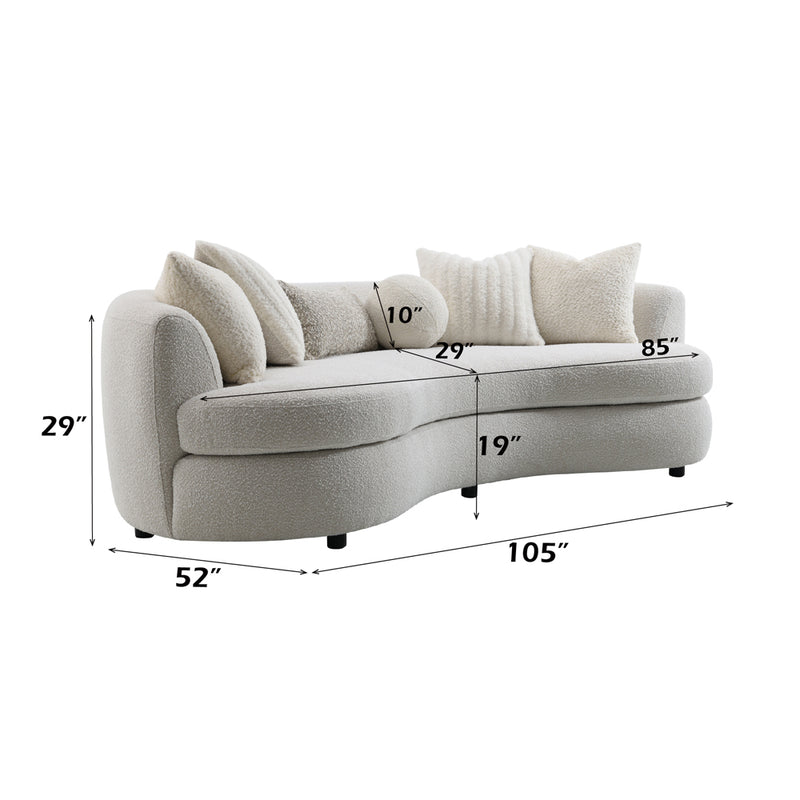 Iniko Sofa W/6 Pillows - LV02542