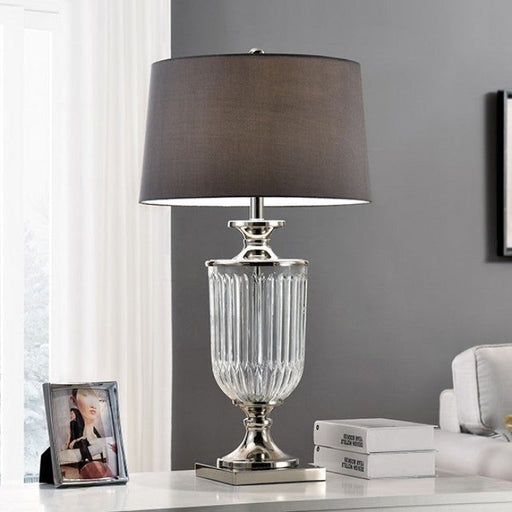 Ira Silver/Clear Table Lamp - L9711