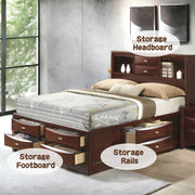 Ireland EK Bed W/Storage - 21596EK