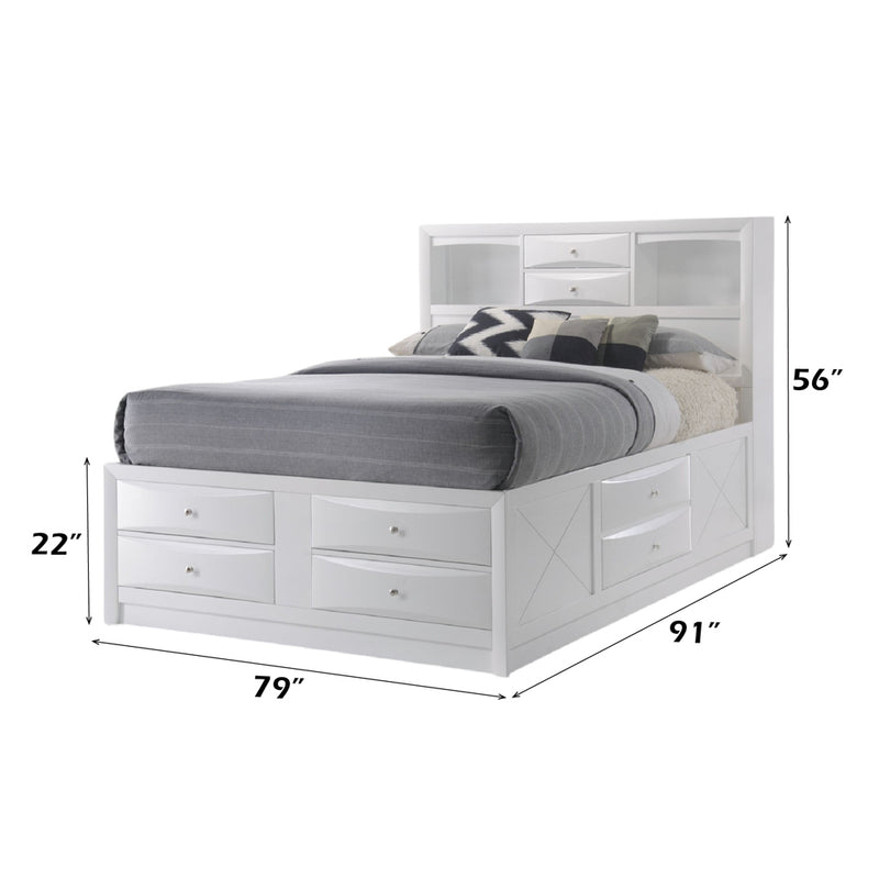 Ireland EK Bed W/Storage - 21696EK