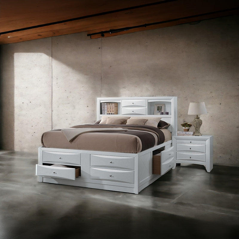 Ireland EK Bed W/Storage - 21696EK