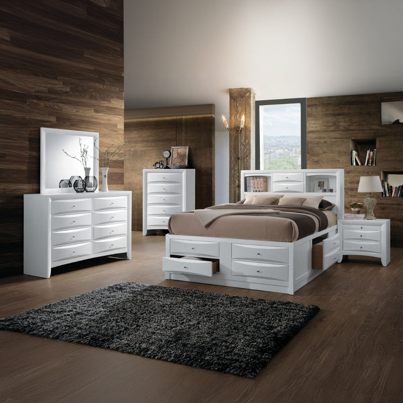 Ireland EK Bed W/Storage - 21696EK