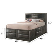 Ireland EK Bed W/Storage - 22696EK