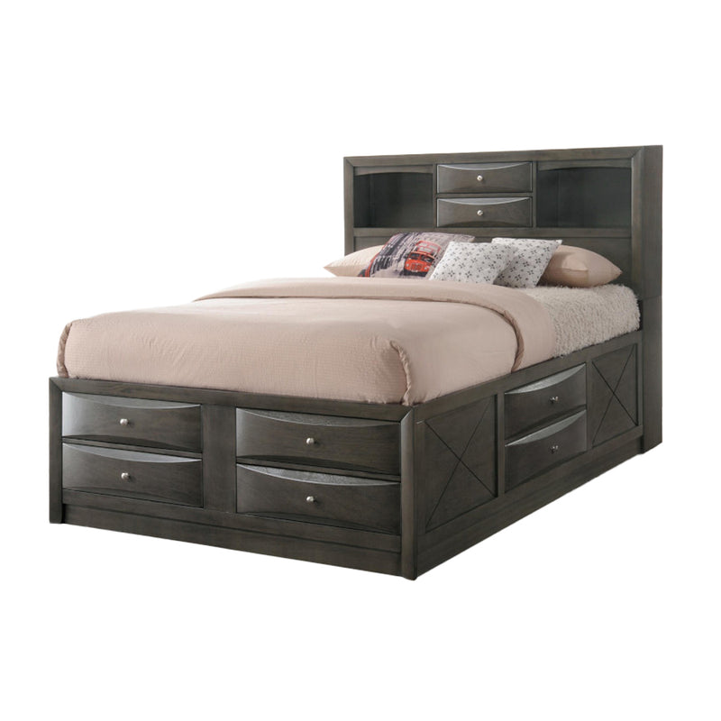 Ireland EK Bed W/Storage - 22696EK