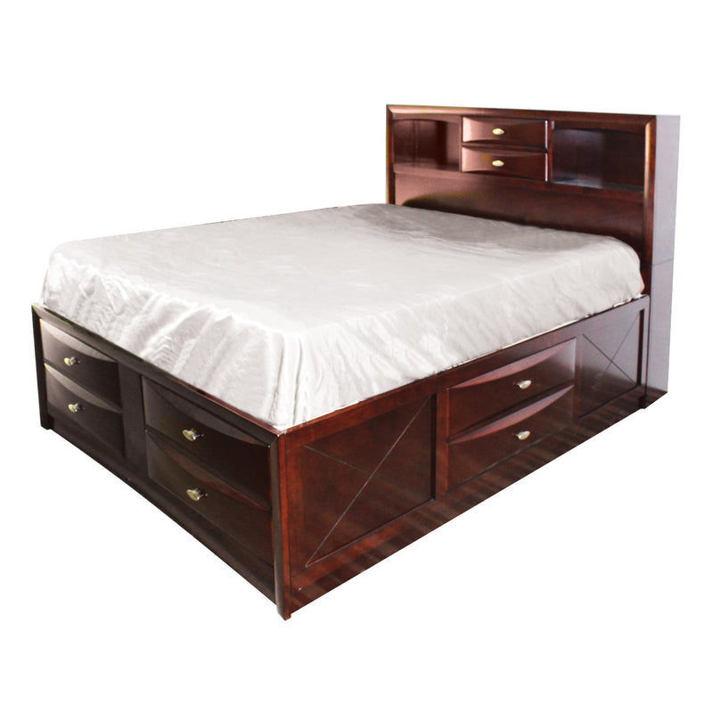 Ireland Queen Bed W/Storage - 21600Q